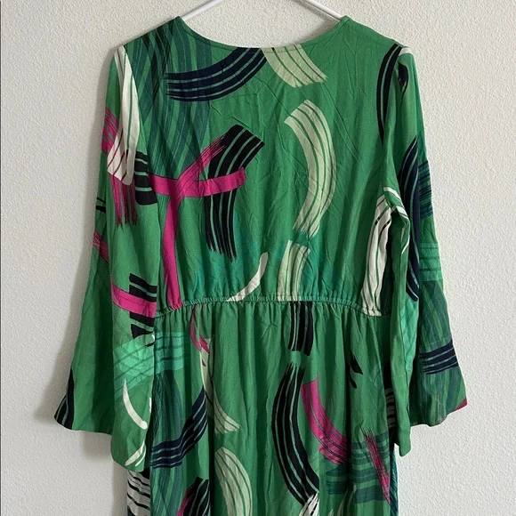 The Odells Anthropologie Paloma Paint Swipe Kimono Maxi Dress - Picture 10 of 10